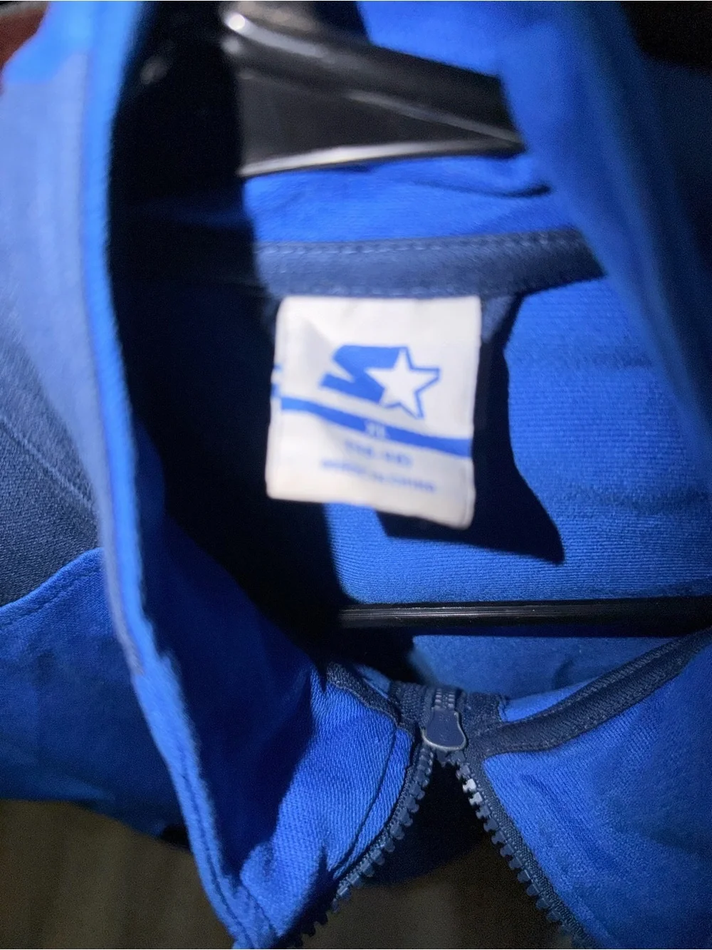 Men's Vintage Full-Zip Active Starter Jacket - Blue